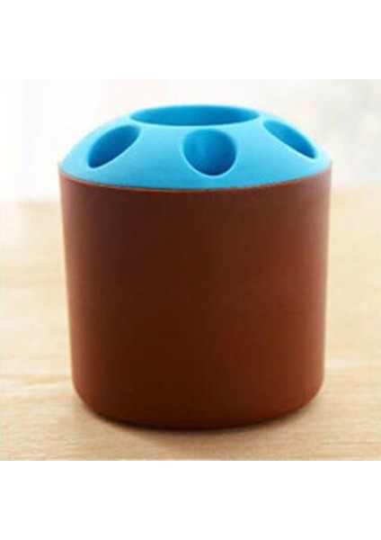 Koyu Haki Stili 1 Adet Plastik Dantel Hollow Çiçek Kalemlik Fırça Saklama Kabı Masa Düzenleyici Kalemlik Hediye Ofis Okul Malzemeleri (Yurt Dışından)