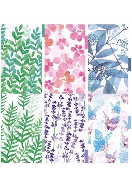 Dizin Sayfası 6 Adet Stili A7 A5A6A7 Spiral Defter Ajanda Aylık Haftalık Planlayıcı Altı Delik Standart Gevşek Yaprak Ofis Okul Kırtasiye (Yurt Dışından)