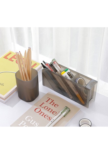 8X20CM Bir Yeşil Stil Kalem Depolama Fırça Standı Masa Kalem Tutucu Okul Malzemeleri Kawaii Kırtasiye ve Ofis Makyaj Depolama Kutusu (Yurt Dışından)