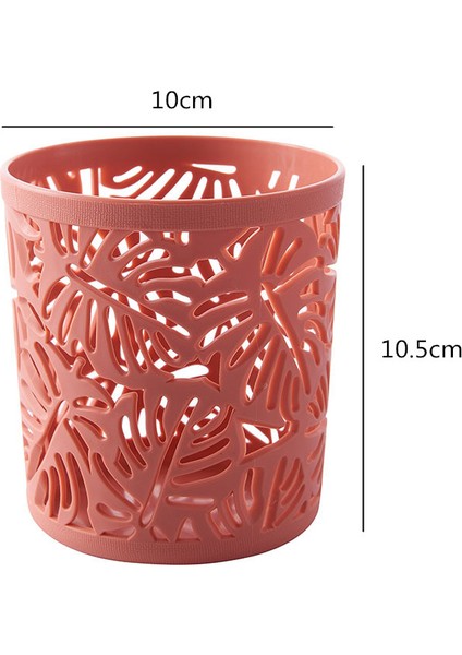 Kırmızı Stil Yaratıcı Altıgen Tasarım Kalemlik Büyük Kapasiteli Kalem Kalemlik Fırça Depolama Kutusu Plastik Kırtasiye Masaüstü Düzenleyici (Yurt Dışından)