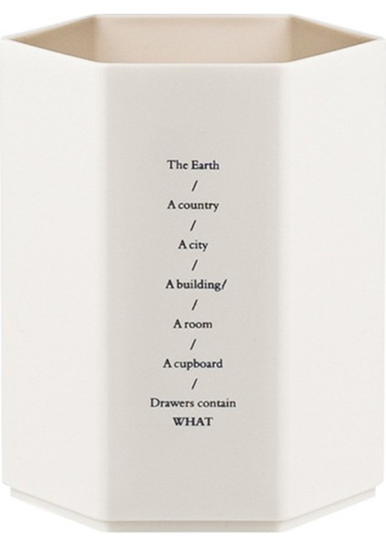 Kırmızı Stil Yaratıcı Altıgen Tasarım Kalemlik Büyük Kapasiteli Kalem Kalemlik Fırça Depolama Kutusu Plastik Kırtasiye Masaüstü Düzenleyici (Yurt Dışından) indirimleri