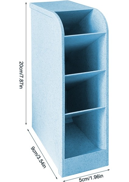 L 8X20CM Kahverengi A Stili Makyaj Organizer Kalemlik Kozmetik Kutusu Masaüstü Organizer - Okul Ofis Kawaii Kırtasiye (Yurt Dışından) fırsatları