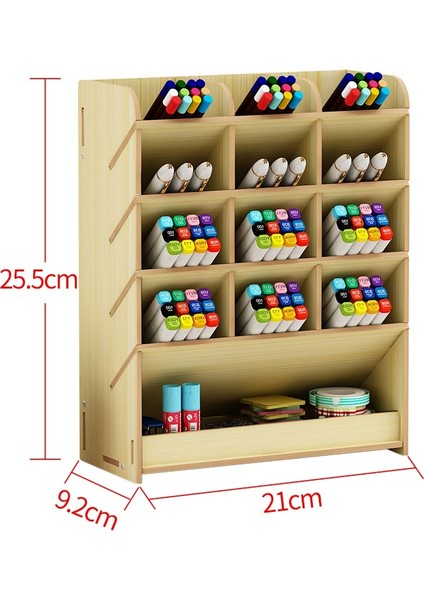 B-Siyah Stili Zarif Yaratıcı Ofis Masaüstü Çok Fonksiyonlu Depolama Kutusu Kişiselleştirilmiş Kalemlik Dekoratif Raf Depolama Kutusu (Yurt Dışından) modelleri