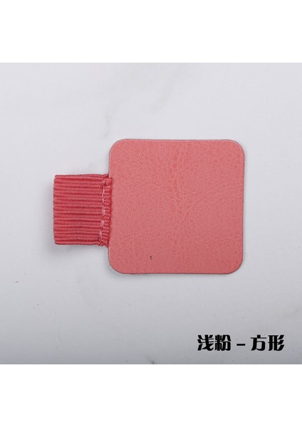 Pembe Tarzı 1p Ed Kalemtutucu Taşınabilir Yüksek Kaliteli Pu Deri Kalem Tutucu Kendinden Yapışkanlı Kalem Esnek Yüzük Defter Günlük Pano Için (Yurt Dışından)