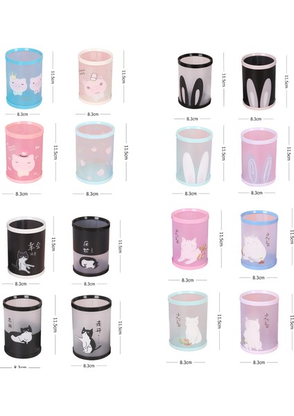 Rastgele Tasarım 4 Stili Sevimli Kawaii Kedi Domuz Kalemlik Kalemlik Masa Düzenleyici Aksesuarları Kore Kırtasiye Ofis Okul Malzemeleri (Yurt Dışından) modelleri