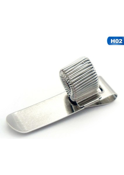 No.4 Tarzı Çift Üçlü Delik Metal Yaylı Kalem Tutucu Cebi Klipsli Doktor Hemşire Üniforma Kalem Tutucuları (Yurt Dışından)