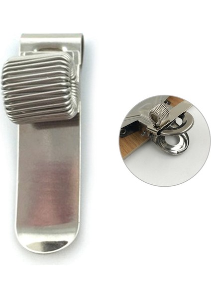 No.4 Tarzı Çift Üçlü Delik Metal Yaylı Kalem Tutucu Cebi Klipsli Doktor Hemşire Üniforma Kalem Tutucuları (Yurt Dışından)