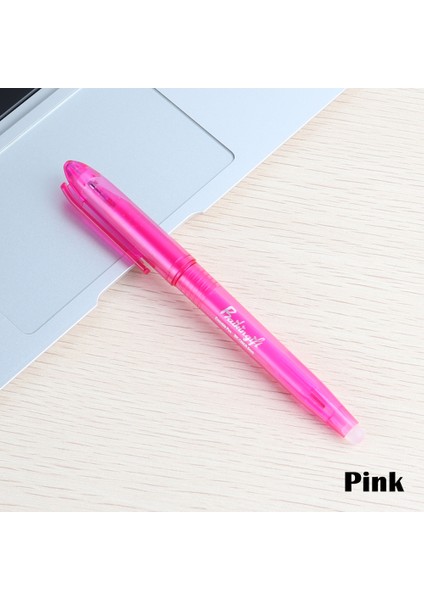 8 Adet Pembe Kalem Stili 8 Adet Silinebilir Jel Kalem Veya Dolum Çubuğu Yıkanabilir Kolu Sihirli Silinebilir Kalem Dolumları Okul Yazma Araçları Kawaii Kırtasiye (Yurt Dışından)