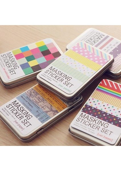 E Stili Kore Ofis Kırtasiye Kutu El Kitabı Sticker Seti Sticker Kendin Yap Ajanda Sticker Okul Malzemeleri (Yurt Dışından) fiyatları