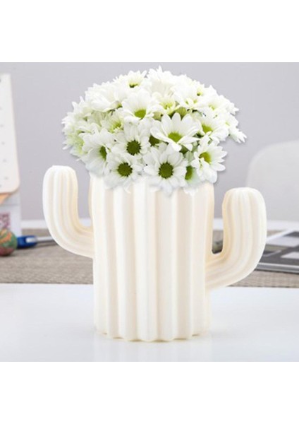 Pembe Tarzı Kaktüs Masaüstü Kalemlik Yaratıcı Öğrenci Kırtasiye Depolama Kutusu Kalem Kapları Fırça Pot Ofis Malzemeleri (Yurt Dışından) fırsatları