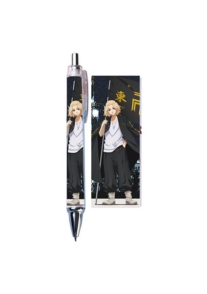 T Mavi Tükenmez Kalem Stili Tokyo Revengers Sano Manjirou Tachibana Hinata Kawata Souta Mavi Dolma Kalem Ofis Okul Yazma Kırtasiye (Yurt Dışından)