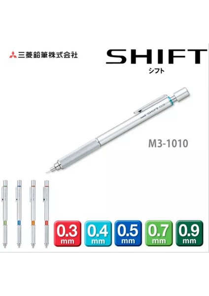 0,5 mm Siyah Stil 1 Adet Uni M Shift Boru Kilidi Taslak Kalemi Mekanik Kalem Öğrenci Tasarımcıları Için (Yurt Dışından) modelleri