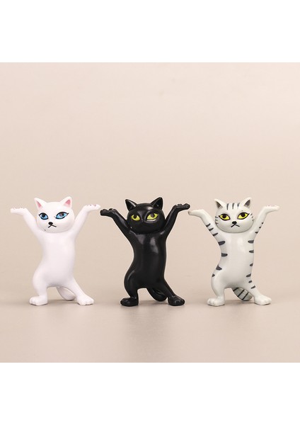 5 Adet Kedi ve Tabut Stili 5 Adet Japon Kedi Kalemlik Siyah Kedi Tabut Askı Taşıma Sevimli Süs Hayvan Heykeli El Yapımı Ev Dekorasyon Kedi Bebekleri (Yurt Dışından)
