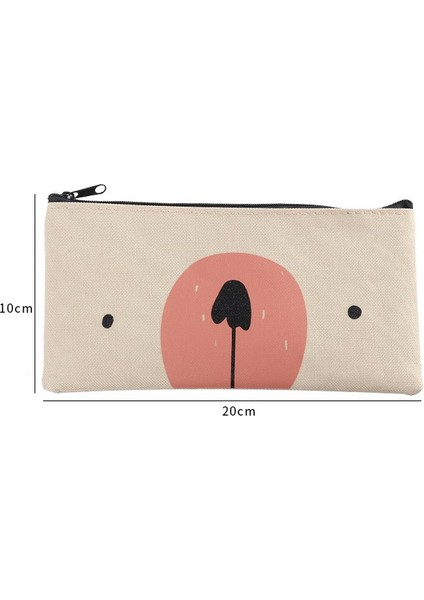 Sarı Stil Sevimli Kreatif Kalem Kutusu Gradyan Renkli Sevimli Kız Peluş Sekizgen Kalem Çantası Kız Öğrenci Basit Depolama Çantası (Yurt Dışından)