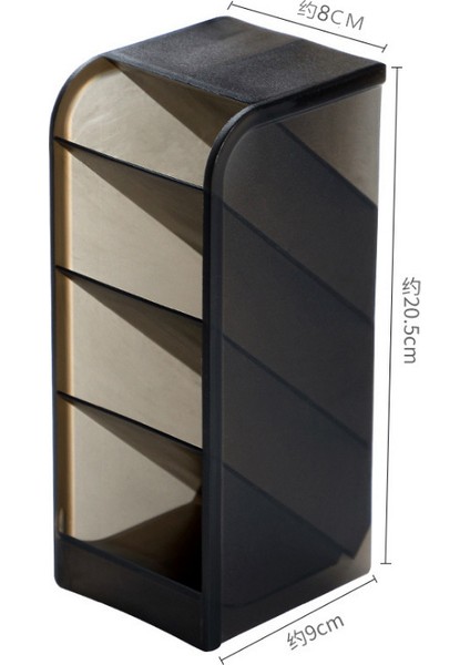 Yeşil Stil Sevimli Masaüstü Okul Ofis Kırtasiye Malzemeleri Depolama Estetik Masaüstü Düzenleyici Aksesuarlar Eğik Kalem Tutucu Makyaj Rafı (Yurt Dışından)