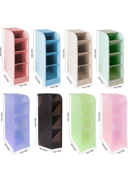 Yeşil Stil Sevimli Masaüstü Okul Ofis Kırtasiye Malzemeleri Depolama Estetik Masaüstü Düzenleyici Aksesuarlar Eğik Kalem Tutucu Makyaj Rafı (Yurt Dışından) fiyatları