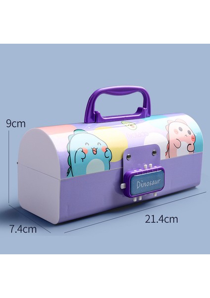 F Stili 2022 Yeni Taşınabilir Yaratıcı Kalem Kutusu Çok Fonksiyonlu Şifreli Büyük Kapasiteli Kalem Kutusu Erkek Kız Okul Kırtasiye (Yurt Dışından)