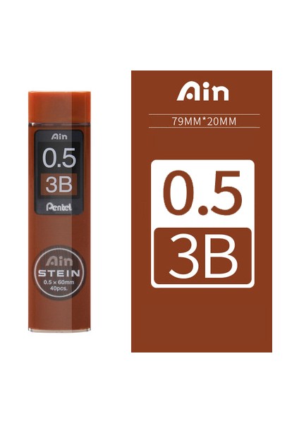 3b Tarzı Pentel Kurşun Kalem Yedek Dolum Taşı Geliştirilmiş Silika 0.5*h, H, Hb, B, 2b, 3b, 4b Mekanik Kalem Yazma Malzemeleri (Yurt Dışından)