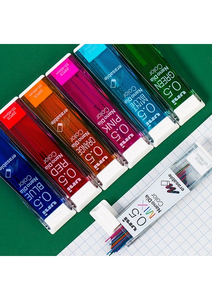 0,5 mm Yeşil Stil 1 Adet Uni 0.5ndc Mekanik Kalem Renkli LED Boyalı Özel Mekanik Kalem Yedek Uçlar Okul Kırtasiye Ofis (Yurt Dışından) indirimleri