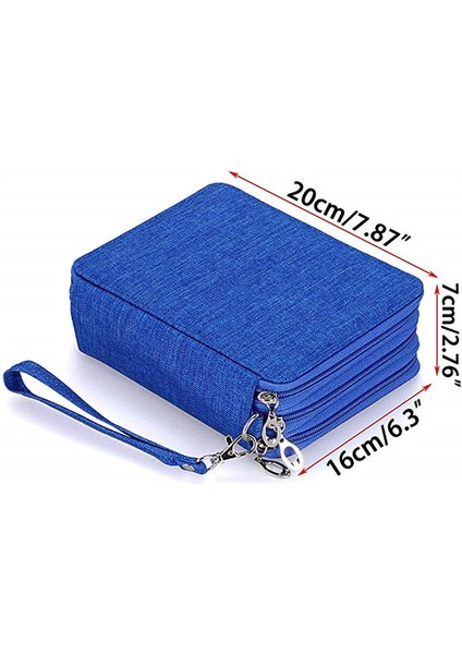 Siyah Stil Kızlar ve Erkekler Için Büyük Kapasiteli 72 Yuvalı Kalem Kutusu Pençe Kılıfı Okul Kırtasiye Kalemtıraş Büyük Kapasiteli Kalem Kutusu (Yurt Dışından)