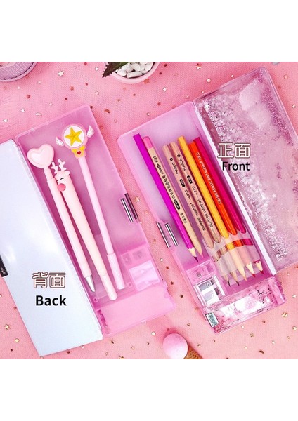 C Stili Yeni Ute Çok Fonksiyonlu Kum Glitter Stil Kalem Kutusu Büyük Kapasiteli Kırtasiye Kutusu Yaratıcı Okul Malzemeleri Kalem Kutusu (Yurt Dışından) modelleri