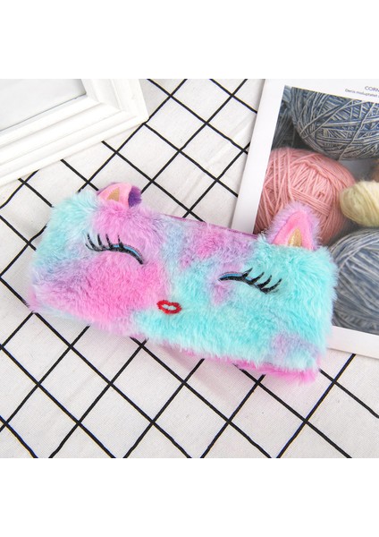 G Tarzı Sevimli Unicorn Kalem Kutusu Kedi Lazer Malzemeleri Çanta Renkli Kalemlikler Trousse Scolaire Estuche Lapices (Yurt Dışından)