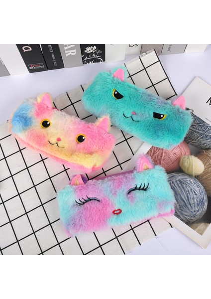 G Tarzı Sevimli Unicorn Kalem Kutusu Kedi Lazer Malzemeleri Çanta Renkli Kalemlikler Trousse Scolaire Estuche Lapices (Yurt Dışından) modelleri