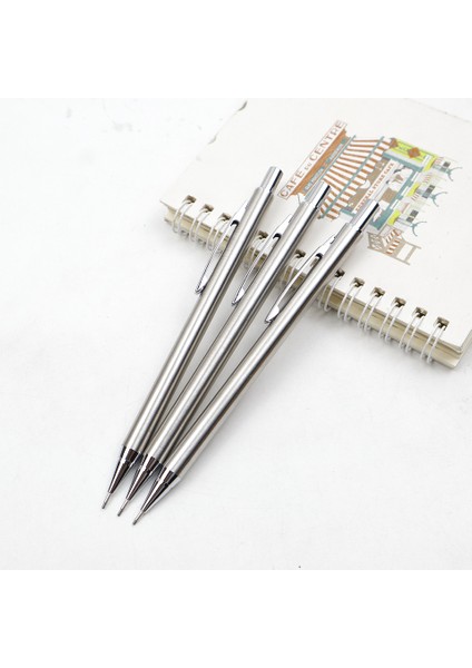2 Adet - 0.7mm Tarzı Tam Metal Otomatik Kurşun Kalem Yüksek Kaliteli Yazma Okul Kırtasiye Ofis Malzemeleri Lotu (Yurt Dışından) fırsatları