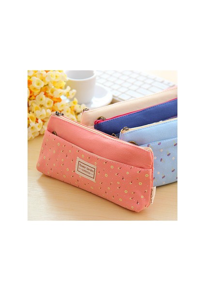 Pembe Stil Okul Ofis Malzemeleri Için Taşınabilir Öğrenci Kırtasiye Saklama Kalemtıraş 4 Renkli Çift Fermuarlı Kalemtıraş Kutuları Kalemler (Yurt Dışından) modelleri