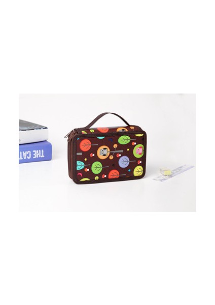 Açık Gri Tarzı Kawaii Malzemeli Baykuş Desenli Kalem Kutusu - Okul Kırtasiye Ürünü (Yurt Dışından)