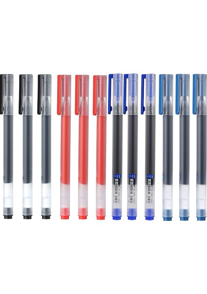 12 Adet Lacivert Tarzı Zoecor Süper Dayanıklı Yazma Jel Kalem Seti Imza Kalemleri 0.5mm Mürekkep Kalem Ofis Okul Kırtasiye Malzemeleri Için (Yurt Dışından) fiyatları