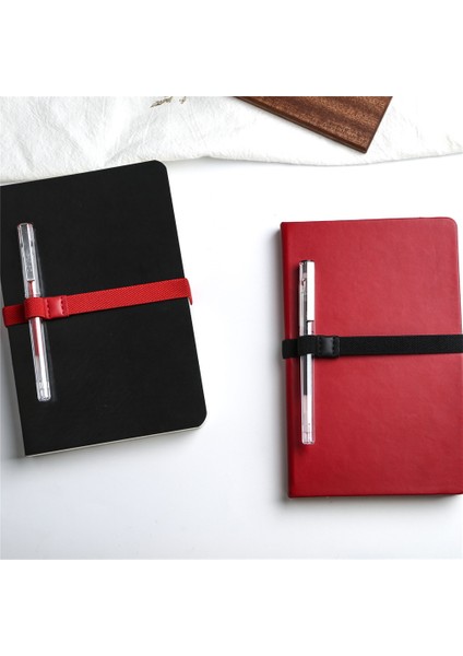 A5 Siyah Stil 1 Adet A5A6 Defter Kalemlik Elastik Band Kordon Bandaj Yenilik Kırtasiye Taşınabilir Iş Kalem Düzenleyici Ofis Malzemesi (Yurt Dışından) fırsatları