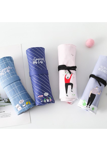 Stil 5 Stili Sevimli Kedi Desenli Kalem Kutusu Kawaii Tuval Kalemlik Kızlar Erkekler Minik Kalem Kutusu Yaratıcı Kalem Kutusu Kırtasiye Malzemeleri (Yurt Dışından) fırsatları