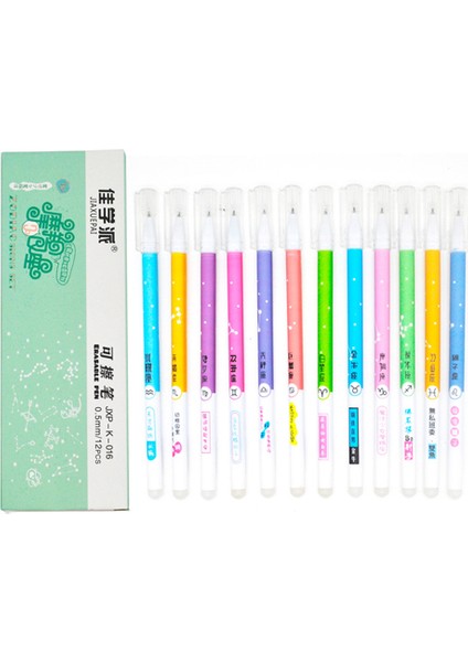 Takımyıldız Stili Stili Siyah Silinebilir Jel Kalem Mavi Siyah Mürekkep Yazma Nötr Kalem Yıkanabilir Sap Okul Ofis Kırtasiye Malzemeleri Sınav Yedek (Yurt Dışından)