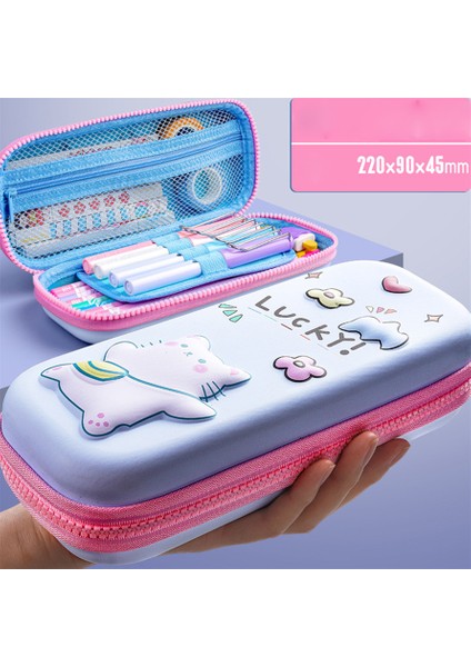 Kumral Tarzı Kalemlik Unicorn Kawaii Materyal Escolar Kedi Kalemlik Çanta (Yurt Dışından)