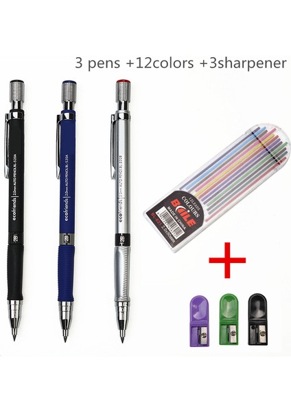 1 Kalem Ramdom Stili Öğrenci Ofisi 2.0 Mekanik Kalem Üçgen Kaymaz Grolor Kalem Ucu Çizim Üstünde Kalemtıraş ile (Yurt Dışından) fiyatları