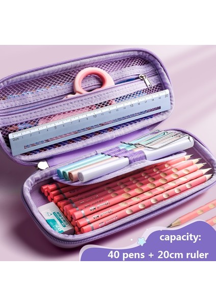 Tek nuzlu At Küçük Stil Pembe Unicorn Kalem Kutusu Eva 3D Kalem Kutusu Kırtasiye Organizer Okul Malzemeleri Kawaii Cetvel Silgiler Tutucu Hediye Torbası Ins Depolama (Yurt Dışından) fiyatları