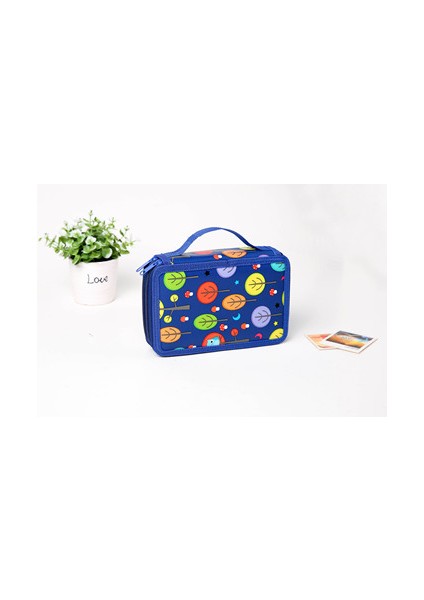 Kırmızı Stil Kawaii Malzemeli Baykuş Desenli Kalem Kutusu - Okul Kırtasiye Ürünü (Yurt Dışından)