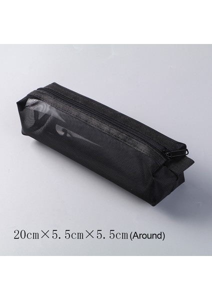 NO.3304 Stili Kawaii Büyük Kapasiteli Kalem Çantaları Şeffaf File Kalem Kutusu Sevimli Kalem Çantaları Kızlar Hediye Okul Malzemeleri Kore Ofis Kırtasiye (Yurt Dışından)