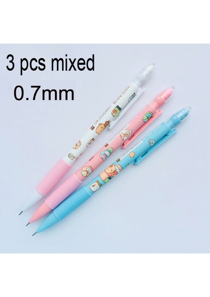 3 Adet Stil B Stili 3x Sevimli Sushi Aile Basın Otomatik Mekanik Kalem Silgi Okul Ofis Malzeme Öğrenci Kırtasiye (Yurt Dışından)