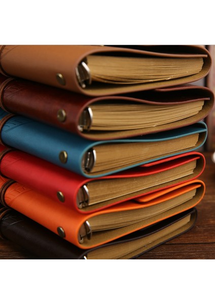 Kırmızı Stil Küçük 105X145MM Vintage Defter Günlük Not Defteri Pu Deri Spiral Edebiyat Not Defteri Kağıt Değiştirilebilir Günlük Planlayıcılar Okul Kırtasiye Hediye (Yurt Dışından) indirimleri