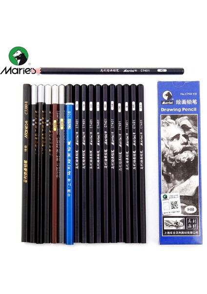 8b x 3 Adet Tarzı Maries Siyah Eskiz Kalem Profesyonel Çizim Kalem Hb 2h B 2b 3b 4b 5b 6b 7b 8b 10B 12B 14B Sanat Kırtasiye Malzemeleri (Yurt Dışından)