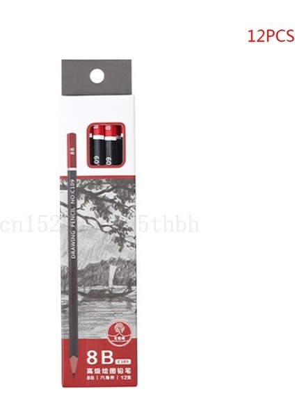 8b Tarzı Kutu Grafit Kalem Eskiz Çizim Yazma 2h Hb 2b 3b 3h 4b 5b 6b 8b 10B Ofis Okul Malzemeleri (Yurt Dışından)
