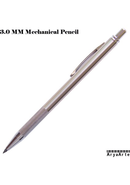 3.0 B Tarzı Metal Mekanik Otomatik Kurşun Kalem Basit Kurşun Tutucu Çelik Stajyonerlik Okul Malzemeleri Sanat Malzemeleri (Yurt Dışından) modelleri