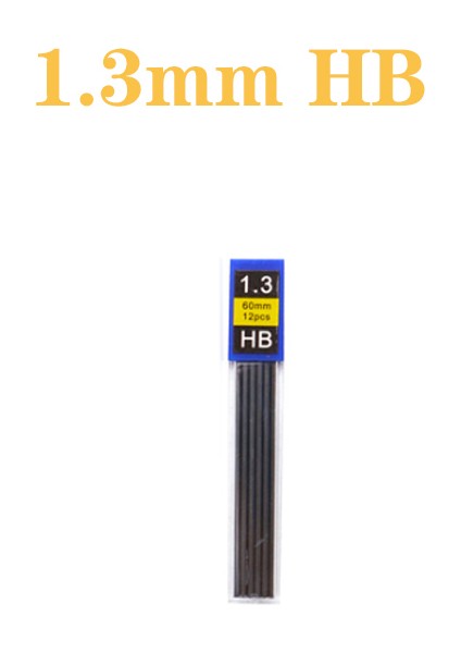 1 Kutu Kurşun 1.3 Hb Stili Kalın Uçlu Metal Otomatik Kurşun Kalem 2b Hb Öğrenciler Için Toksik Olmayan Mekanik Kalem (Yurt Dışından)