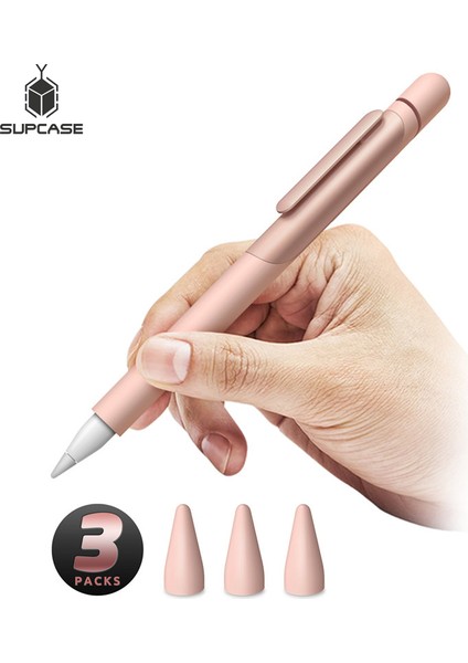 Mavi Stil Supcase Silikon Koruyucu Kılıf Apple Pencil 1 Için 1.nesil, Kaymaz Tutma ve Uç Kapağı 3 Parça Aksesuarları (Yurt Dışından) fiyatları