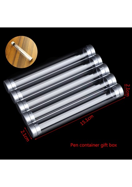 Kristal Şeffaf Plastik Kalem Kutusu Hediye Kutusu Metal Kalem Kutusu Şeffaf Kalem Kılıfı (Yurt Dışından)