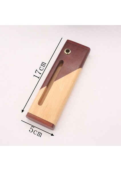 Kalem Kutusu Stili Yaratıcı Butik Iki Renkli Dikişli Ahşap Kalem Kutusu Özel Logo Hediyeler Iş Adamları ve Arkadaşlar ve Diğer En Iyi Hediyeler Olabilir (Yurt Dışından) fırsatları