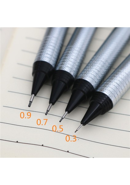0,7 mm Hb Kalem Stili Yüksek Kaliteli Tam Metal ZD125 Mekanik Kurşun Kalem Profesyonel Çizim Tasarım Resim Otomatik Kalem (Yurt Dışından) modelleri