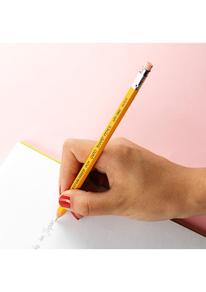 Koyu Kırmızı Stil Japonya Ohto Altıgen Ahşap Mekanik Kalem Kurşun APS-280E Japon Kırtasiye Kalem Okul Öğrenci (Yurt Dışından) indirimleri